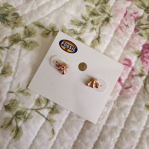 NWT Fossil Bee Earrings